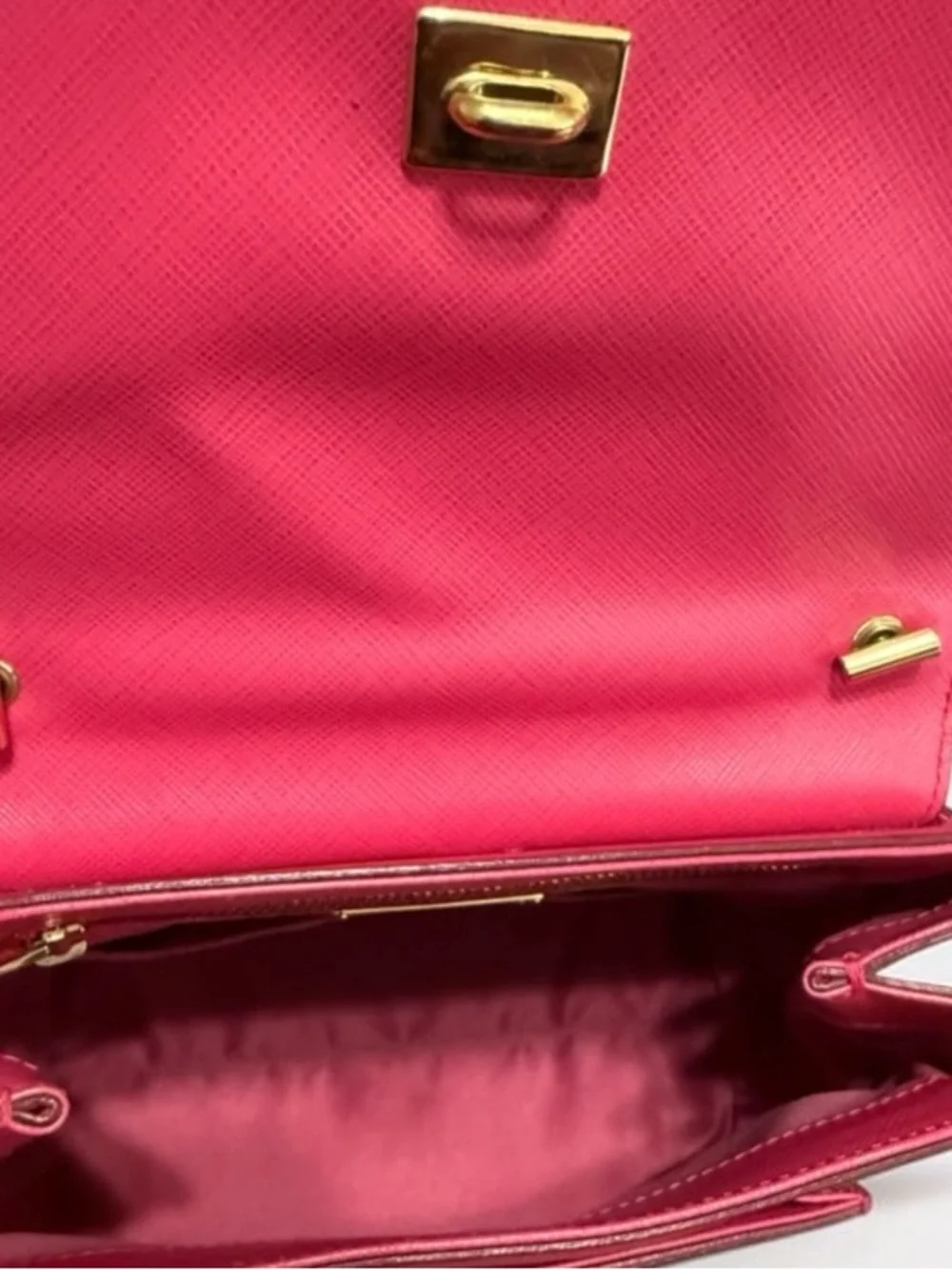 Salvatore Ferragamo Vara Bow Mini Top Handdle Shoulder Bag Hot Pink